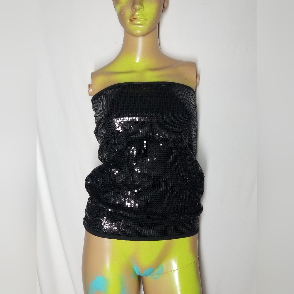 Black sequin pencil skirt SIZE S